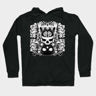 Skull and Brain Hoodie